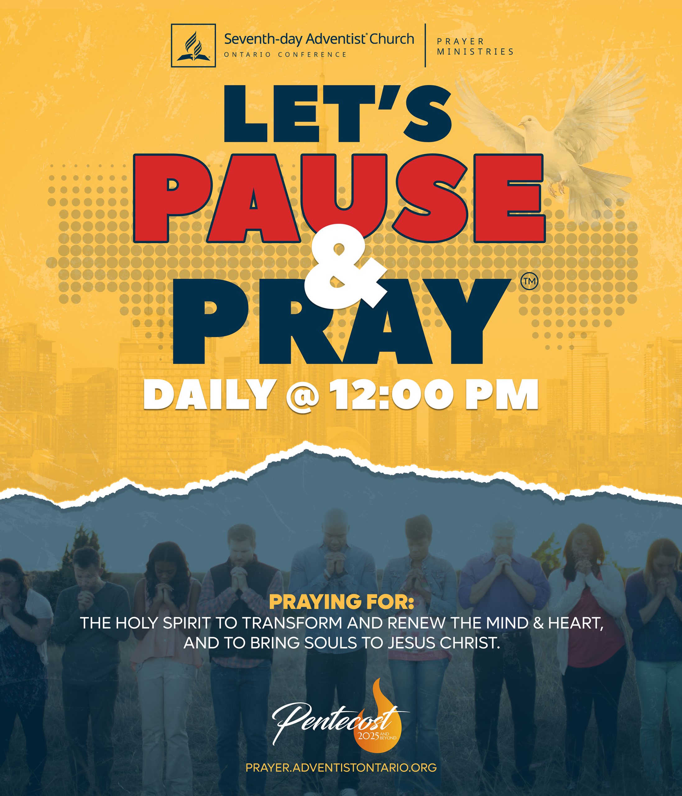 Let's Pause & Pray Flyer