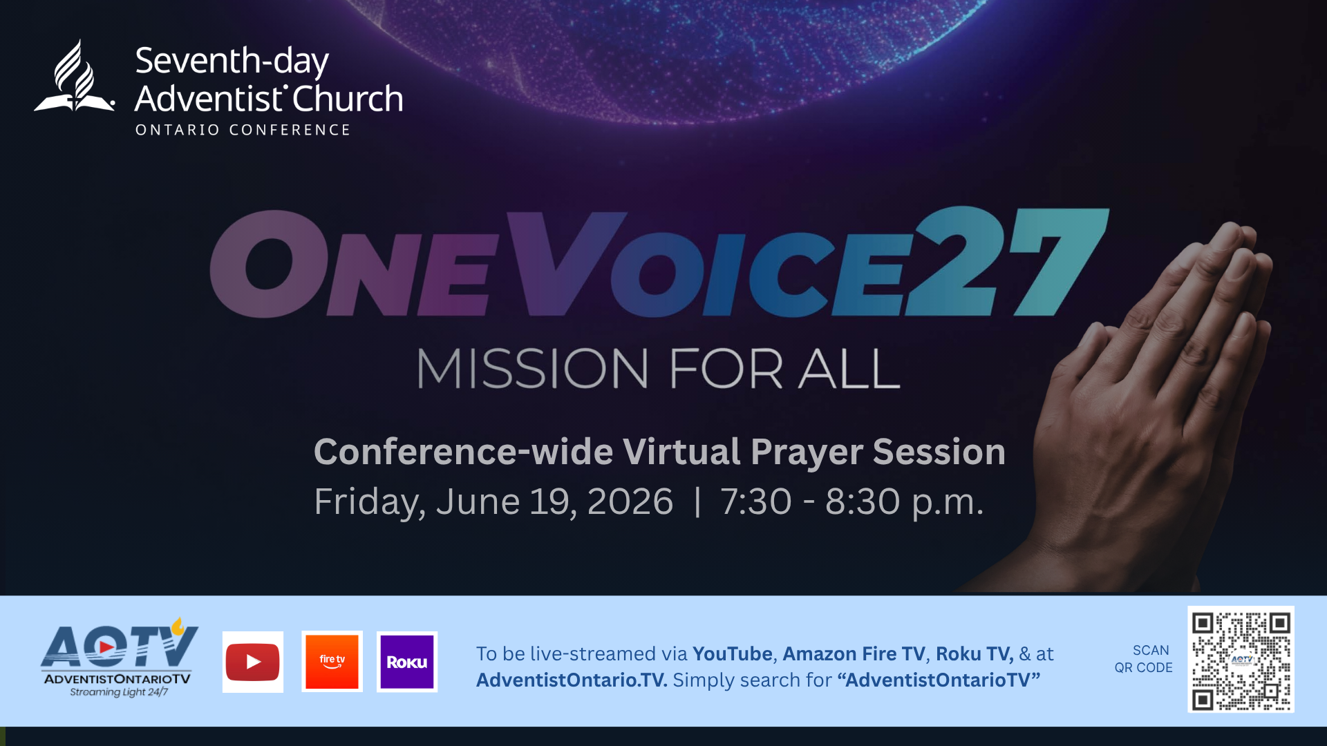 Conference-wide Virtual Prayer Session